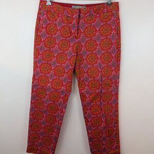 Boden Women's Floral Bistro Crop Ankle Pants, Sz 4 Petite